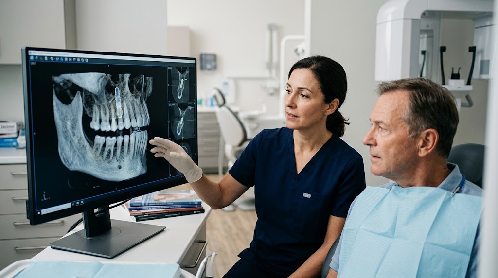 بررسی تراکم استخوان با CBCT